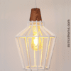 Suspension Ø25 en Bois - Blanc – Image 3