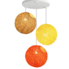 Susp de 3 Boules Ø20 cm – Image 2