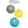 Susp de 3 Boules Ø20 cm – Image 6