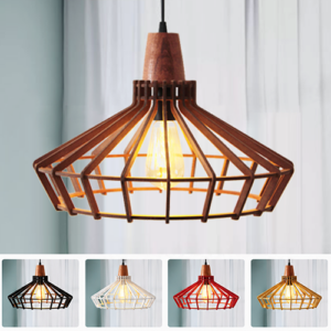 Suspension Ø45 cm en Bois
