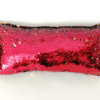 Coussin à paillettes réversible -  Bordeaux & Doré - Rectangulaire – Image 2
