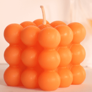 bougie bubble parfumée orange