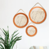Pack Miroirs Cordy Bronze - en Bois