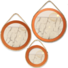 Pack miroirs cordy bronze
