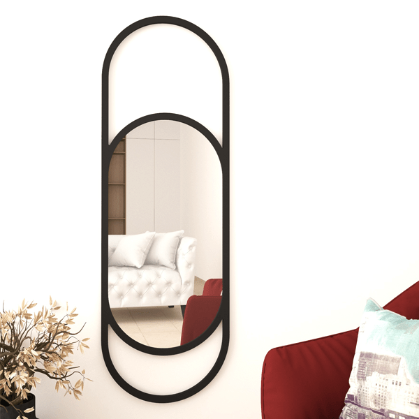 Miroir M2 Noir 150/50 cm