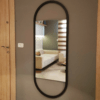 Miroir ellipse ARmin Home noir