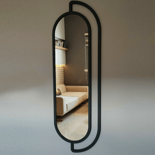 Miroir Merail Noir 150/40 cm