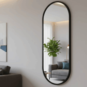 miroir ellipse noir ARmin Home 1