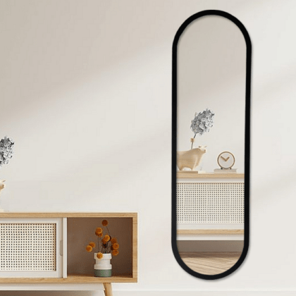 Miroir Nv Noir 120/35 cm