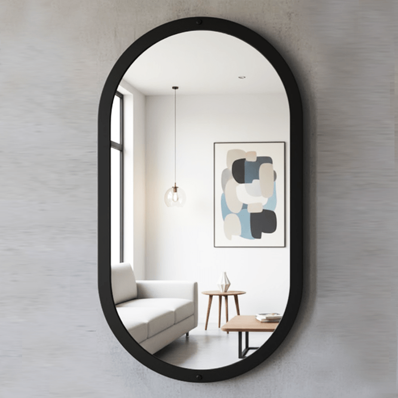 Miroir Nv P Noir 60/30 cm