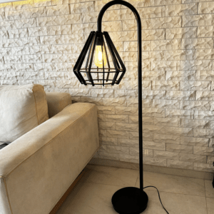 Lampadaire Arc LampH Noir