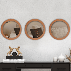 3 miroir rond 30 bronze armin home