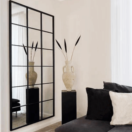Miroir fenêtre industriel 180/80 cm
