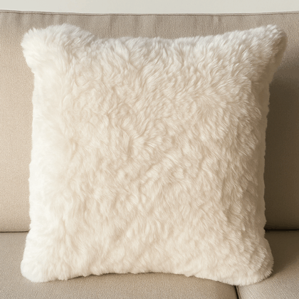 Coussin Fourrure Lapin