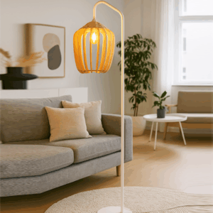 Lampadaire Longo 175 cm Blanc Kepa