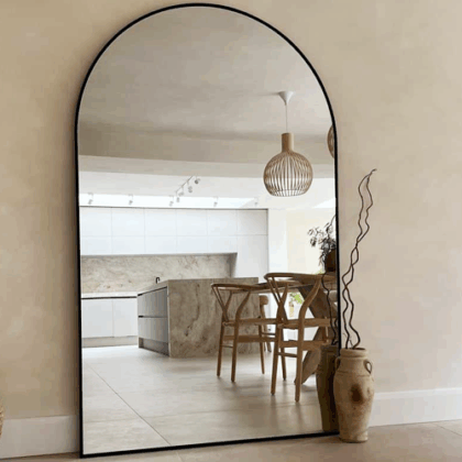 Miroir Arcos Noir 190/100 cm