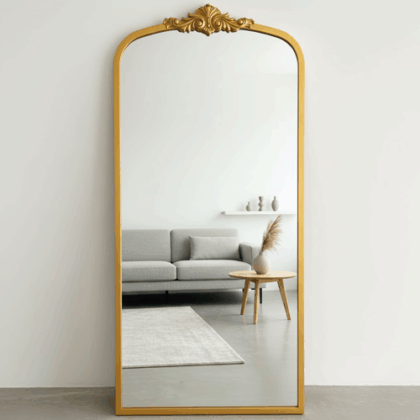 Miroir vintage doré 170/80 cm