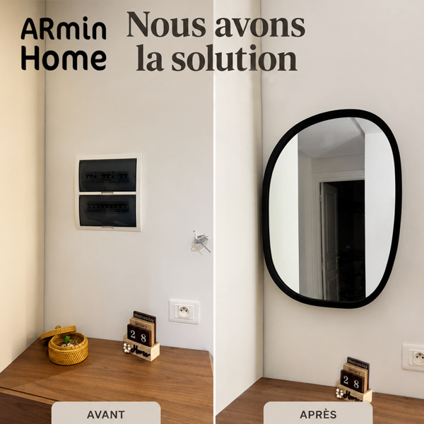 Miroir Cache Boîte Électrique 51/68 cm – Image 2